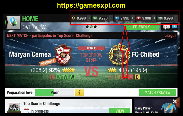 9+ Top Eleven Mod Apk Hack